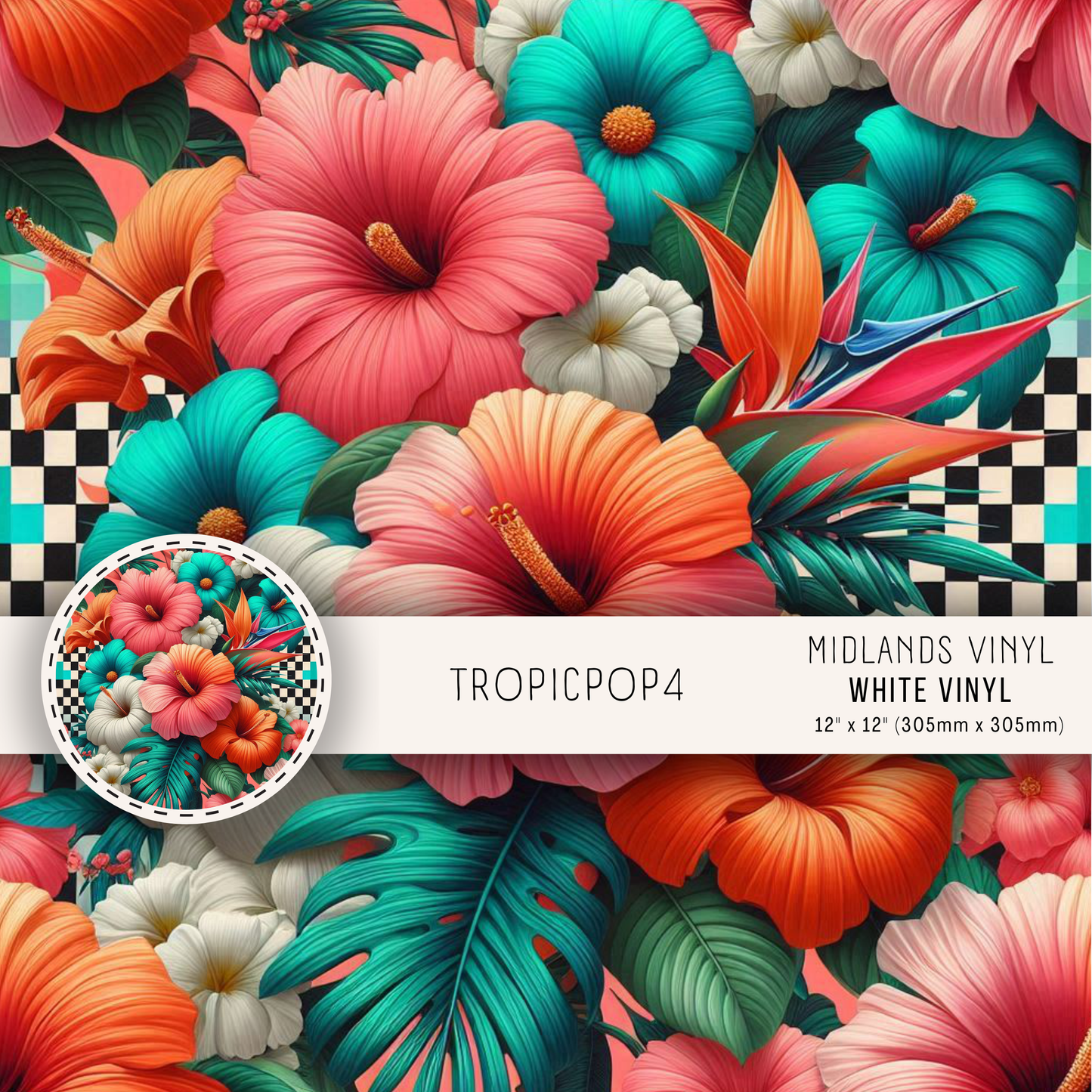 TROPIC POP COLLECTION - ASSORTED PATTERNS/SIZES