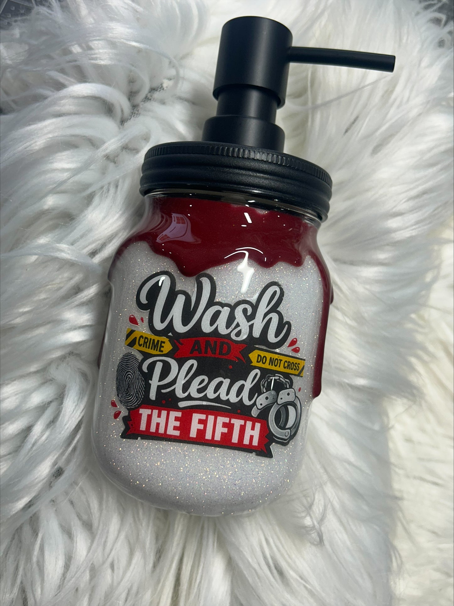 TRUE CRIME SOAP DISPENSER