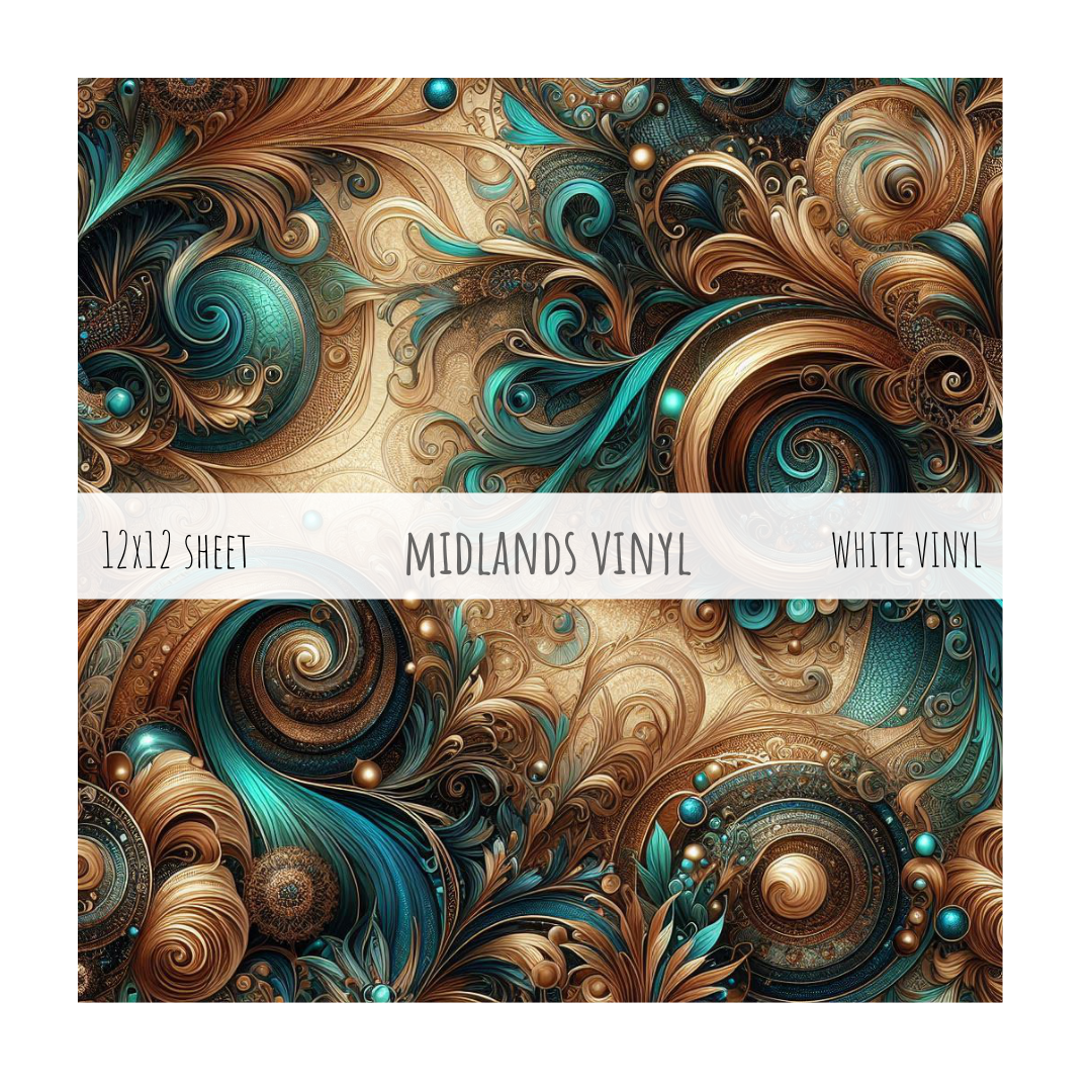 TEAL WHISPERS COLLECTION - ASSORTED PATTERNS