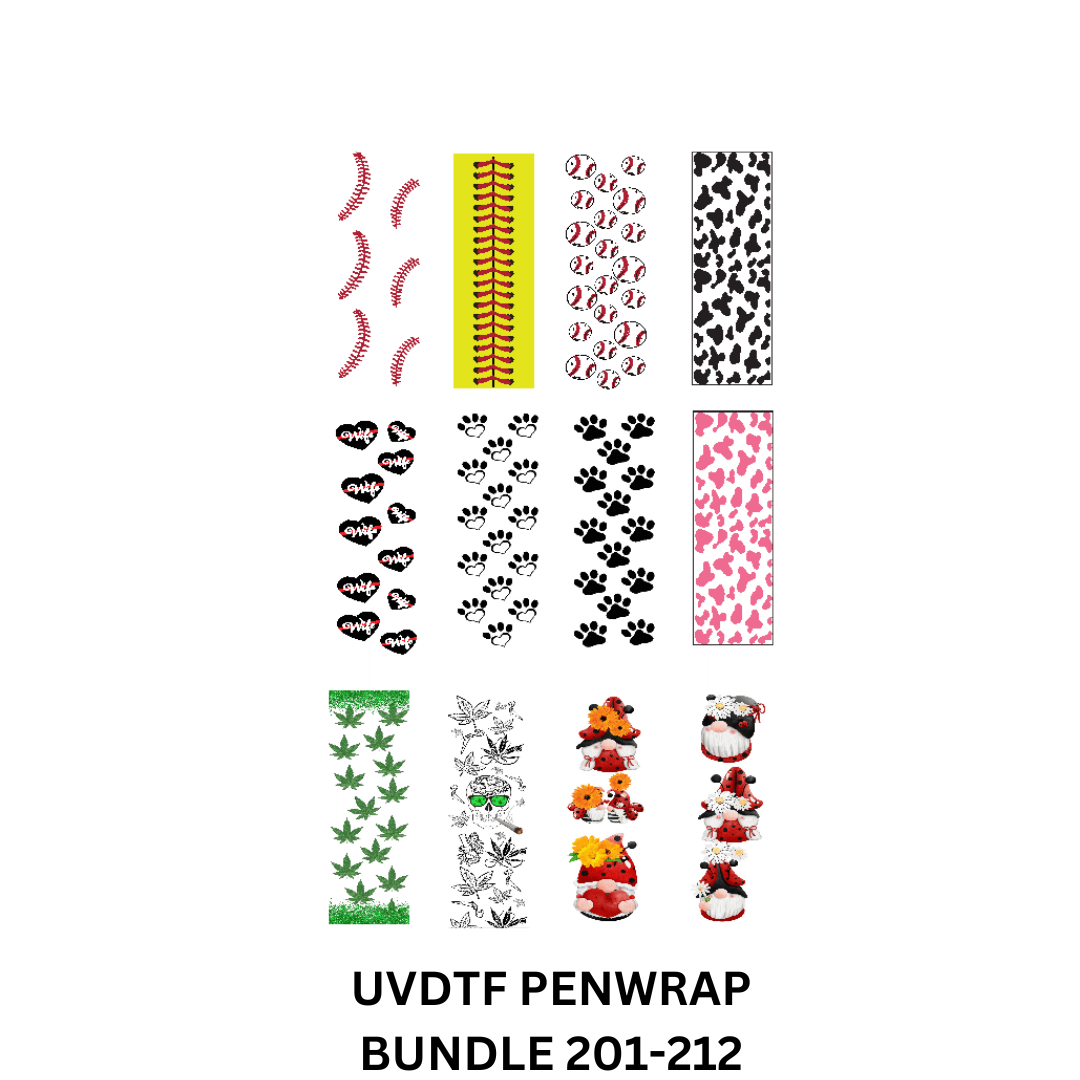 PEN WRAP BUNDLE 201-212 UVDTF