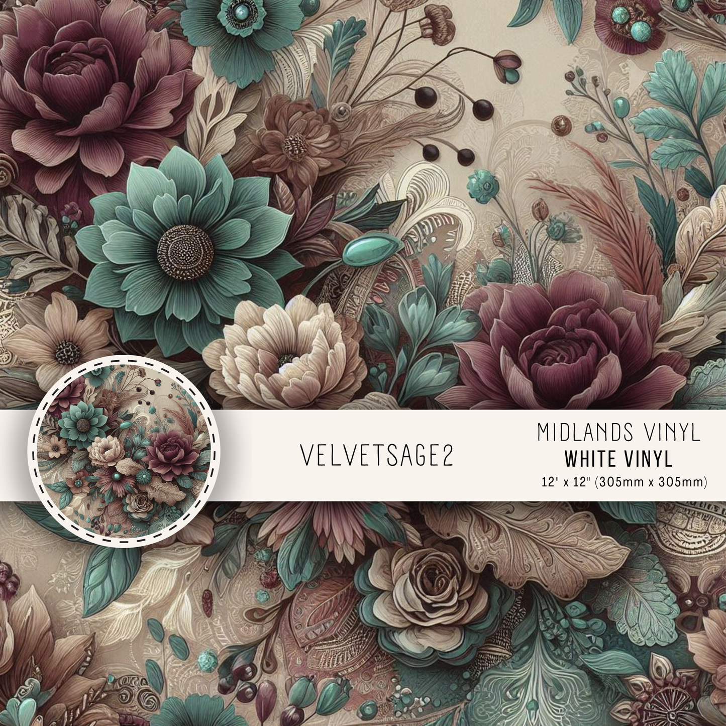 VELVET SAGE COLLECTION - ASSORTED SIZES/PATTERNS