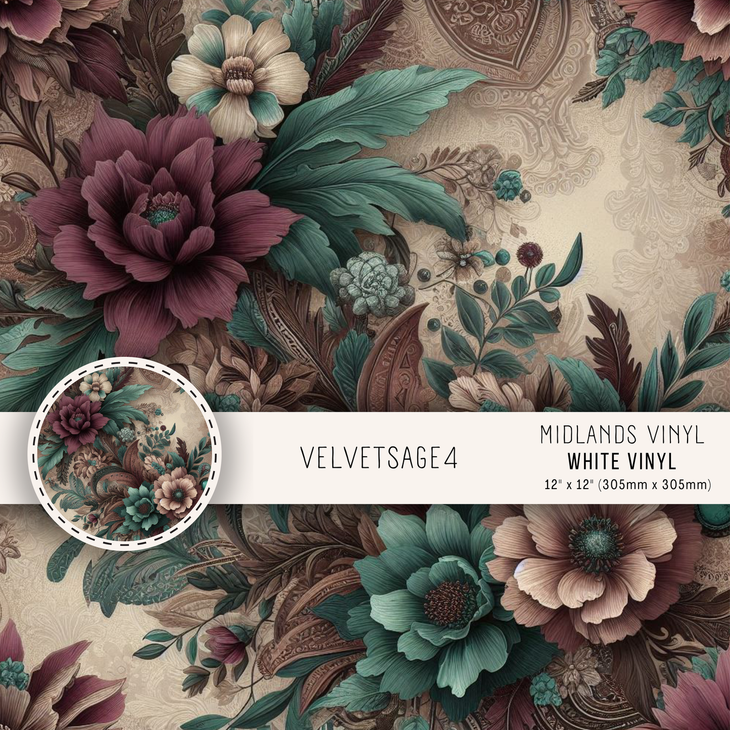 VELVET SAGE COLLECTION - ASSORTED SIZES/PATTERNS