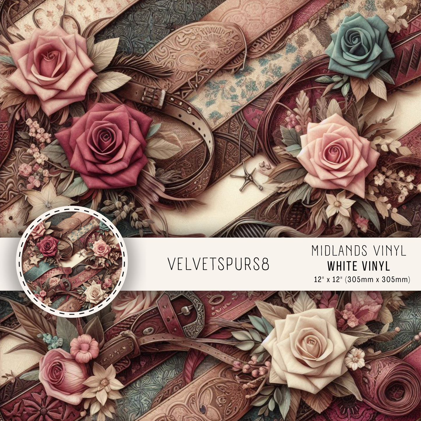 VELVET SPURS SET