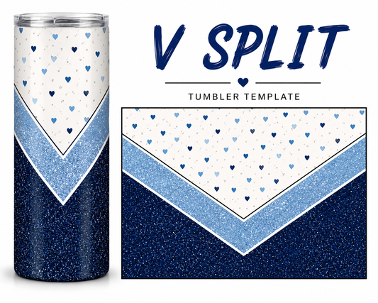 V-SPLIT TUMBLER TEMPLATE - DIGITAL FILE