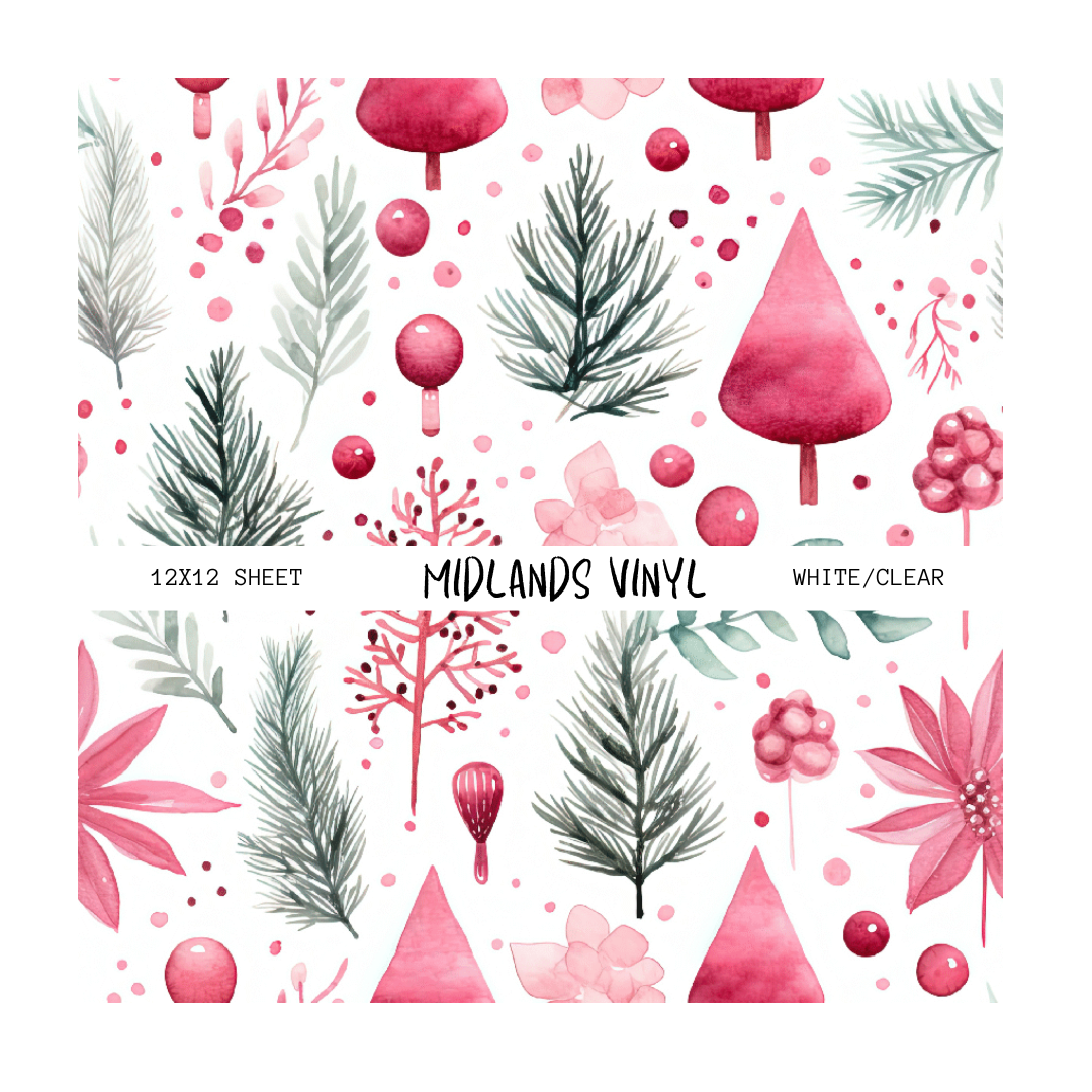 PINK CHRISTMAS - ASSORTED PATTERNS