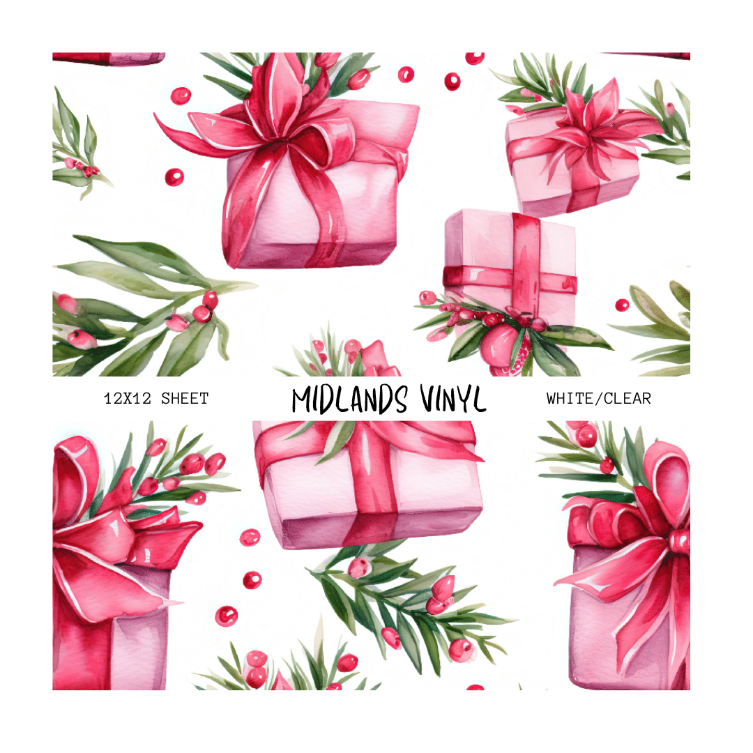 PINK CHRISTMAS - ASSORTED PATTERNS