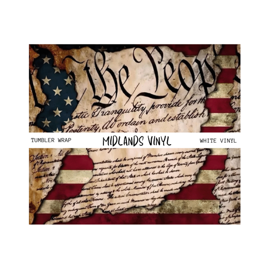 WE THE PEOPLE TUMBLER WRAP