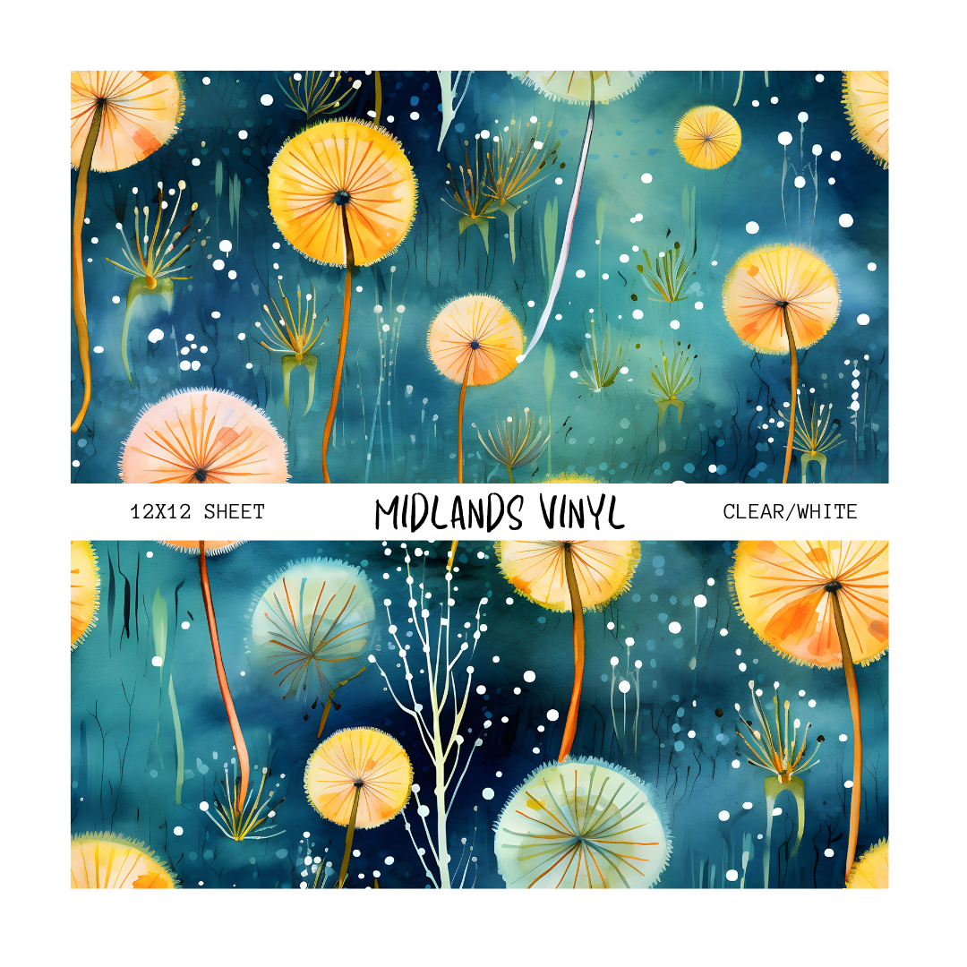 WHIMSICAL DANDELIONS - ASSORTED PATTERNS