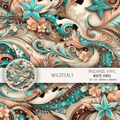WILD TEAL - ASSORTED PATTERNS/SIZES