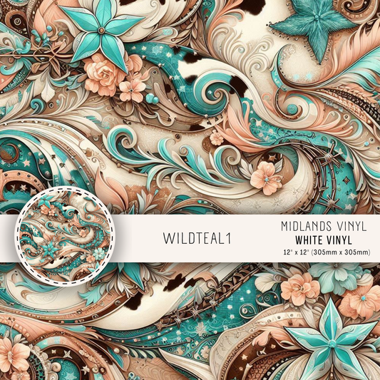 WILD TEAL - ASSORTED PATTERNS/SIZES