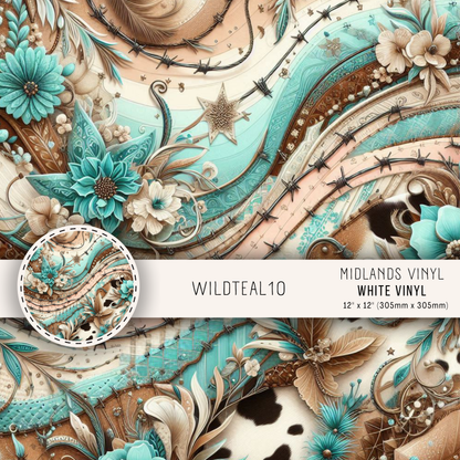 WILD TEAL - ASSORTED PATTERNS/SIZES