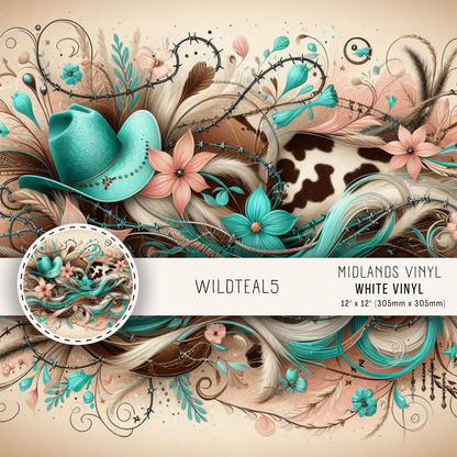 WILD TEAL - ASSORTED PATTERNS/SIZES