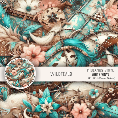WILD TEAL - ASSORTED PATTERNS/SIZES