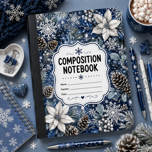 WINTER COMPOSITION NOTEBOOK