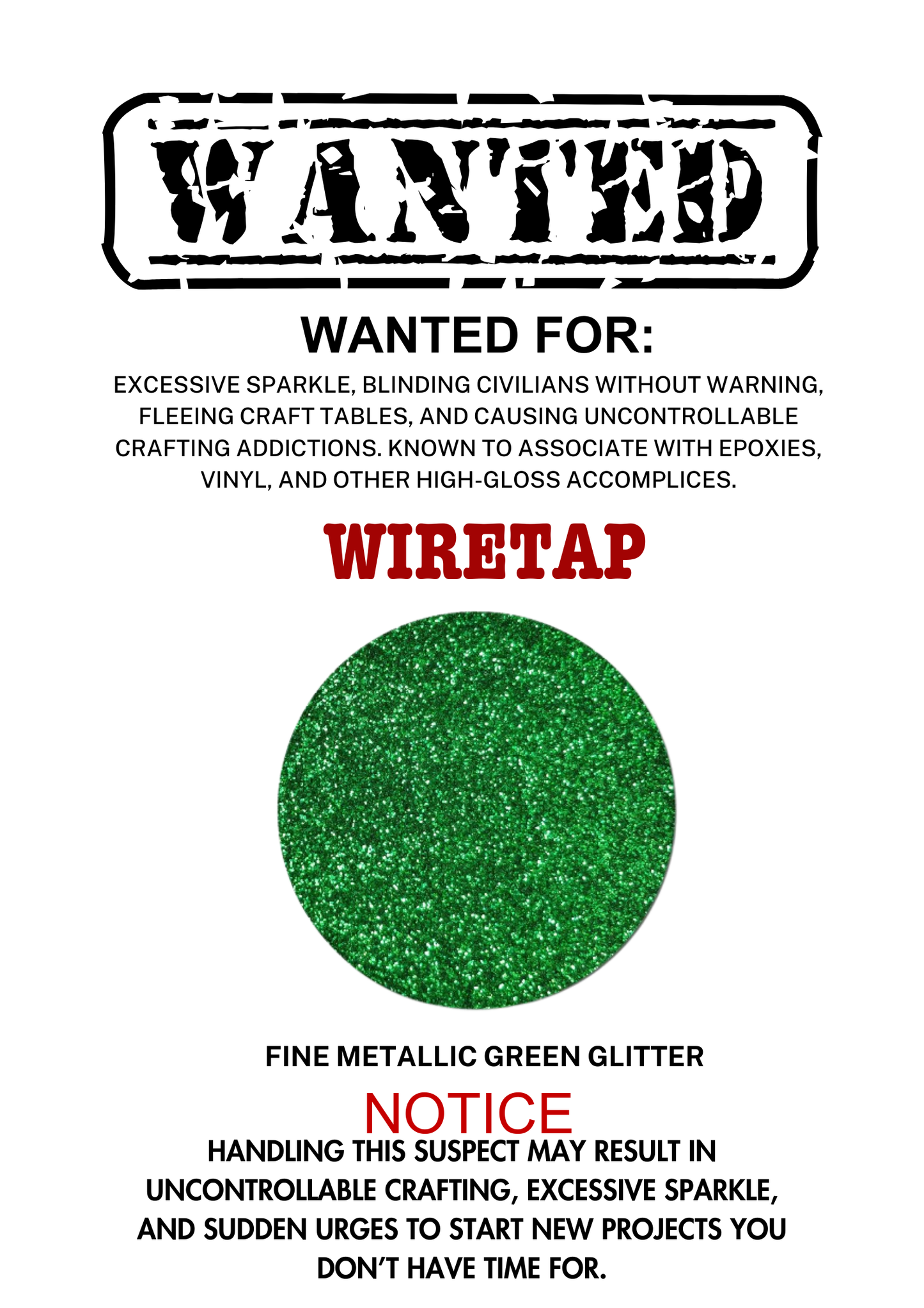 Wiretap - Green Metallic Fine