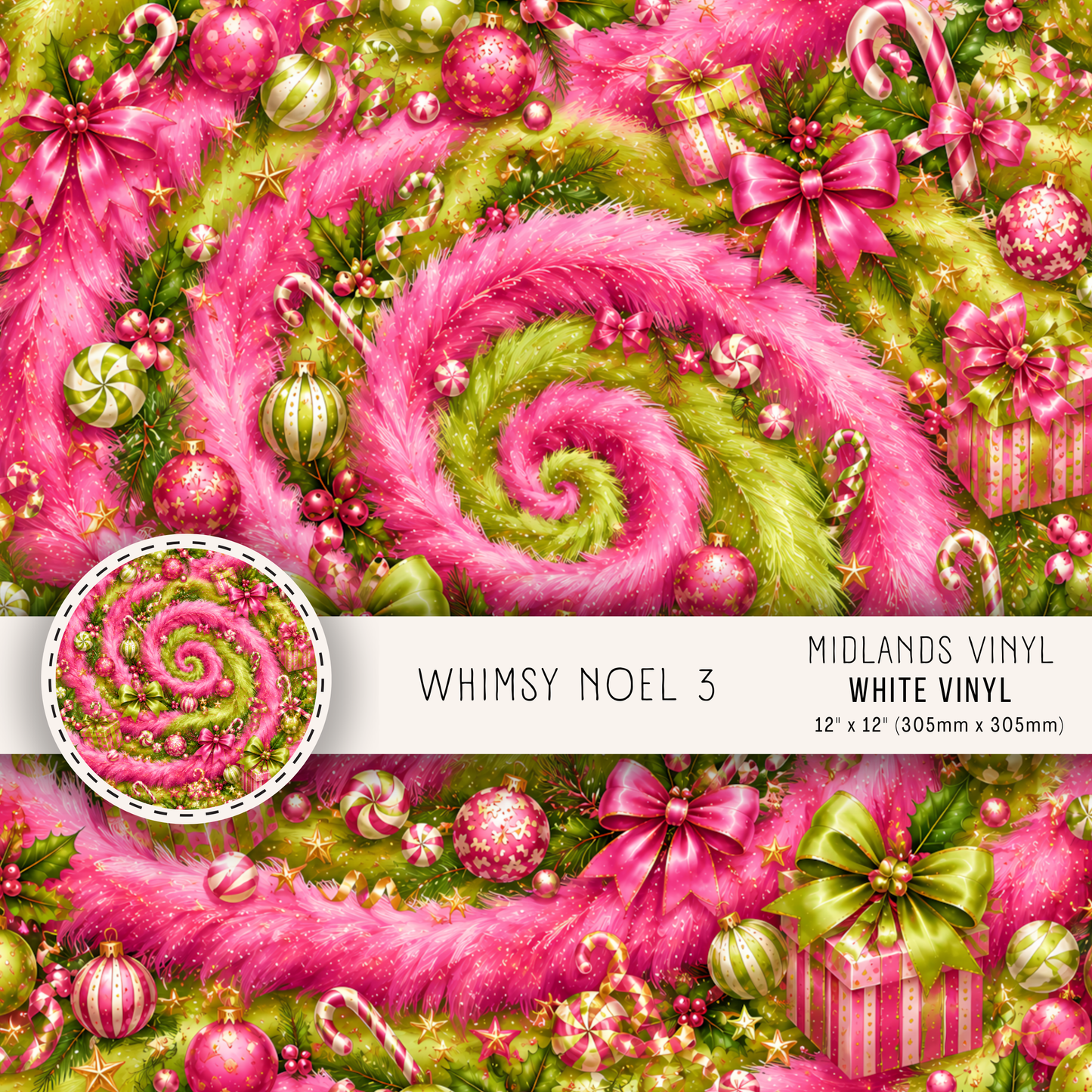 WHIMSY NOEL  - ASSORTED PATTERNS/SIZES