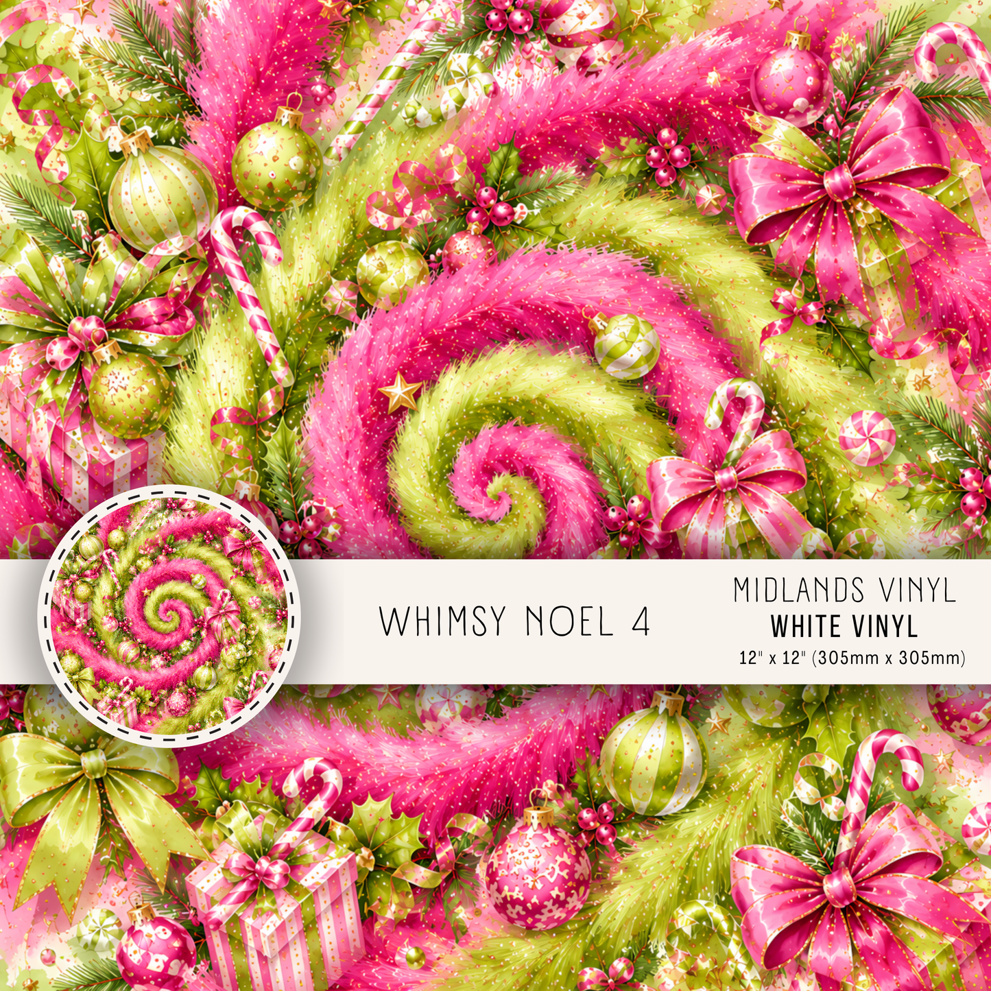 WHIMSY NOEL  - ASSORTED PATTERNS/SIZES