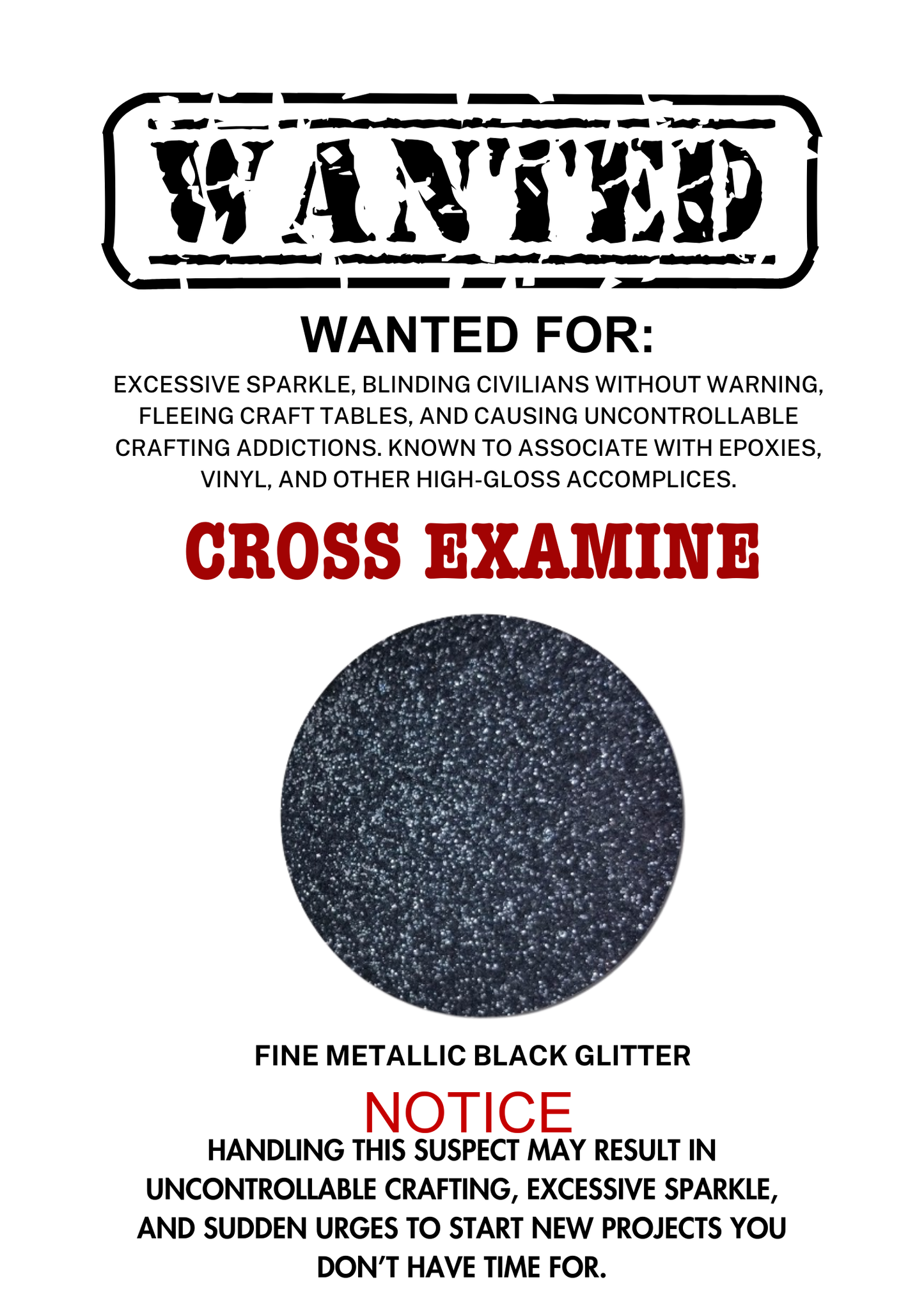 Cross Examine – Black Metallic Fine