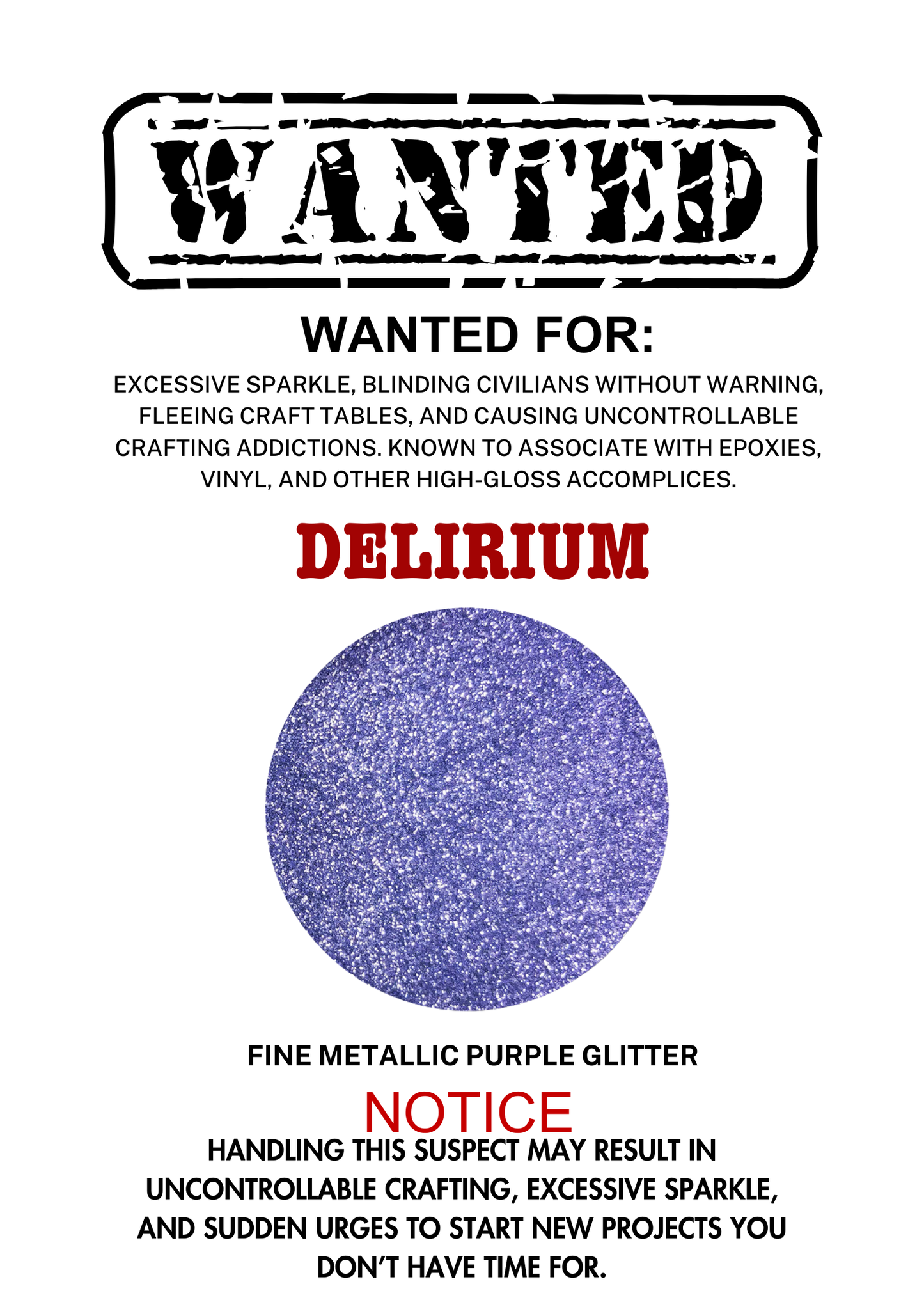 Delirium – Light Lilac Metallic Fine