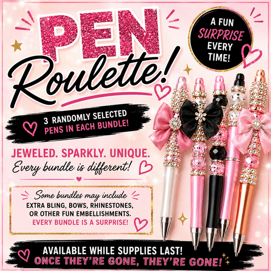 ✨ GLAM PEN ROULETTE 3 PEN BUNDLE ✨ WHILE SUPPLIES LAST