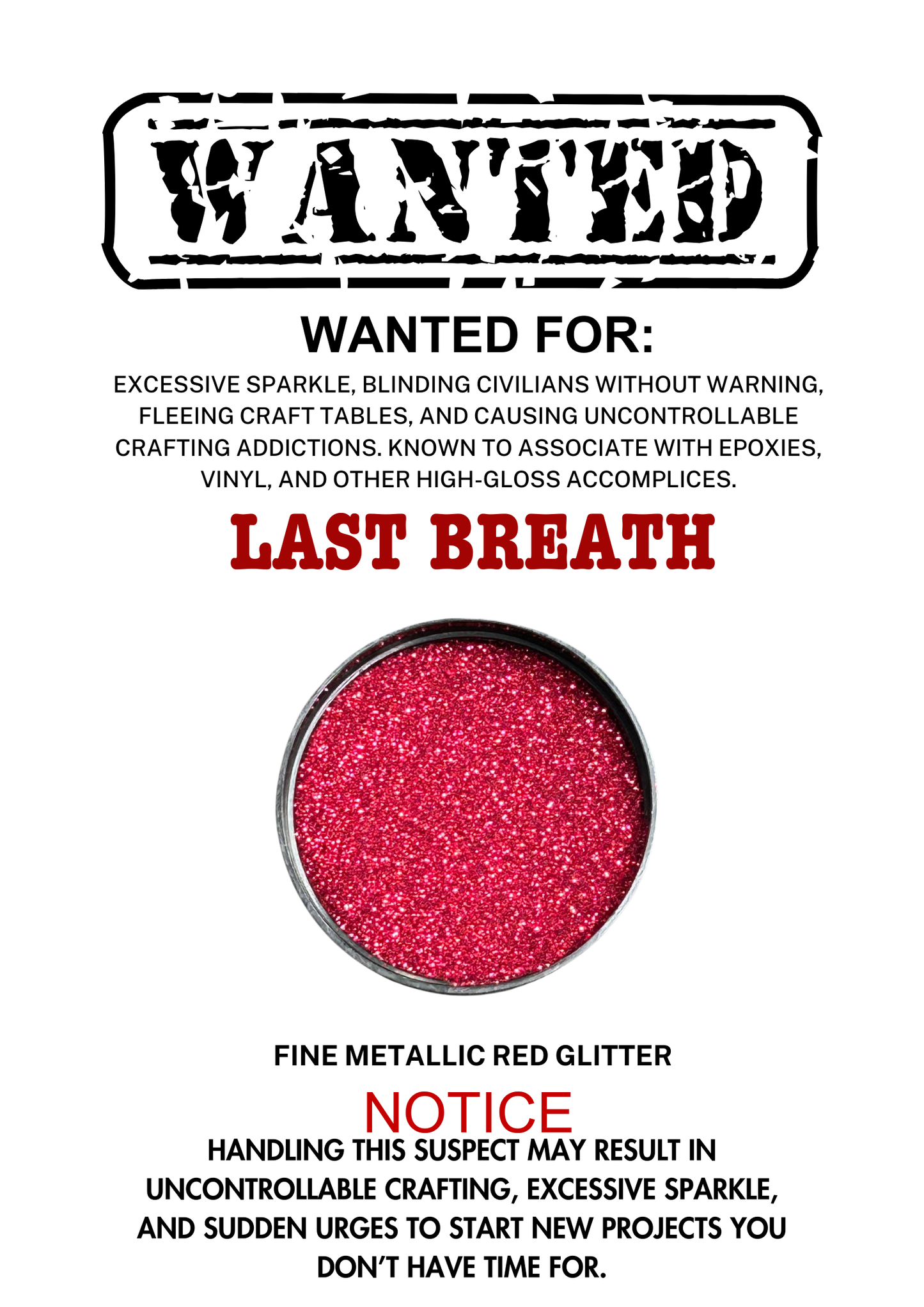 Last Breath – Red Metallic Fine