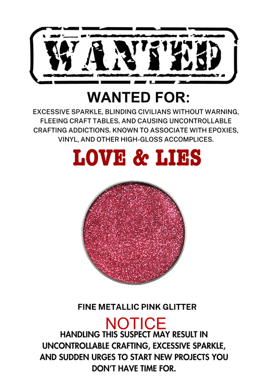 Love & Lies – Pink Metallic Fine