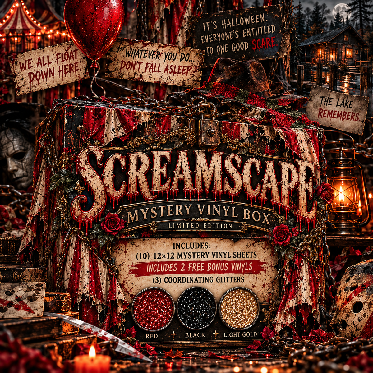 SCREAMSCAPE 🩸 MYSTERY VINYL BOX (READ DESCRIPTION)