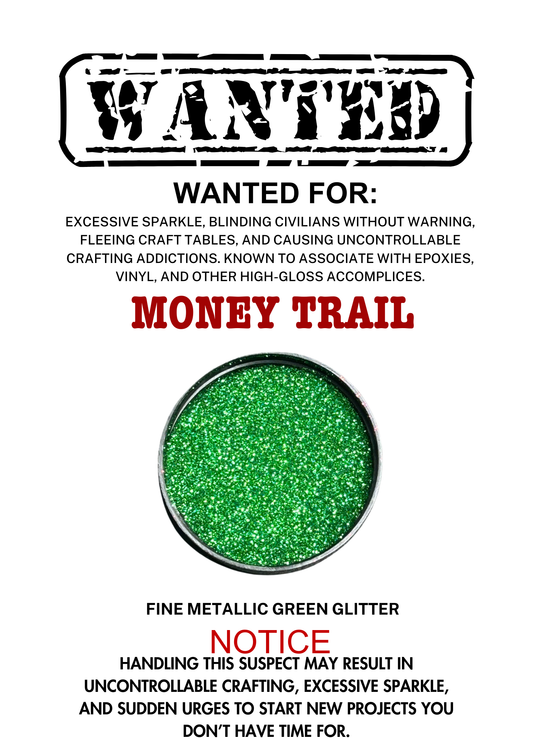 Money Trail – Green Metallic Fine