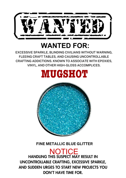 Mugshot – Blue Metallic Fine