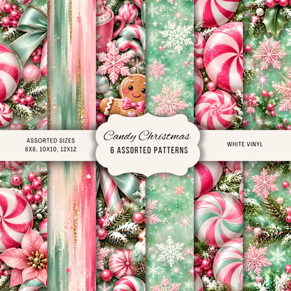 CANDY CHRISTMAS COLLECTION - ASSORTED PATTERNS/SIZES