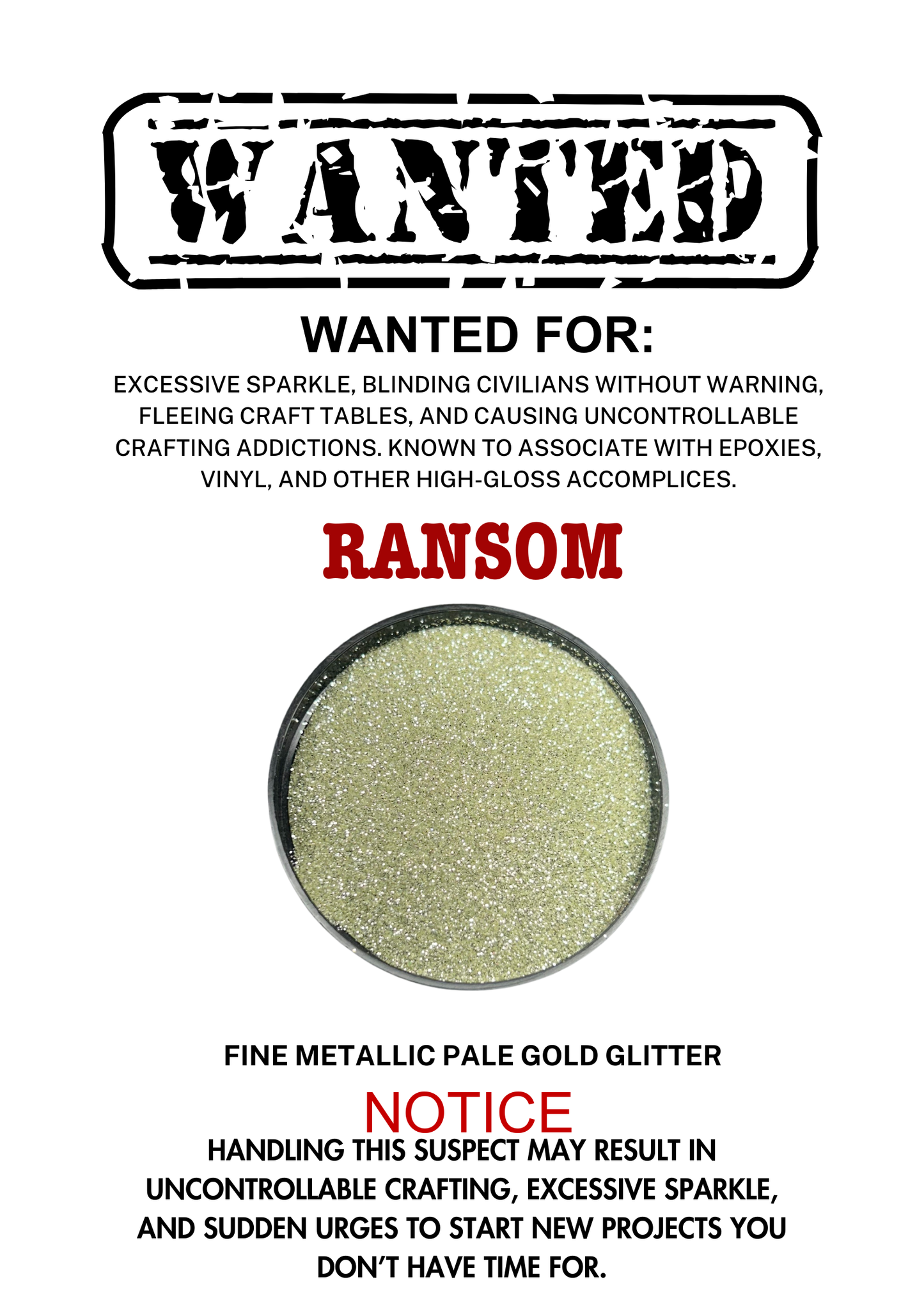 Ransom – Light Gold Metallic Fine