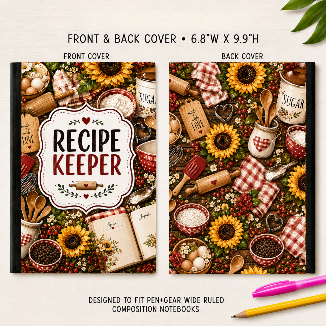 COMPOSITION NOTEBOOK VINYL - ASSORTED PATTERNS