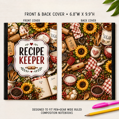 COMPOSITION NOTEBOOK VINYL - ASSORTED PATTERNS
