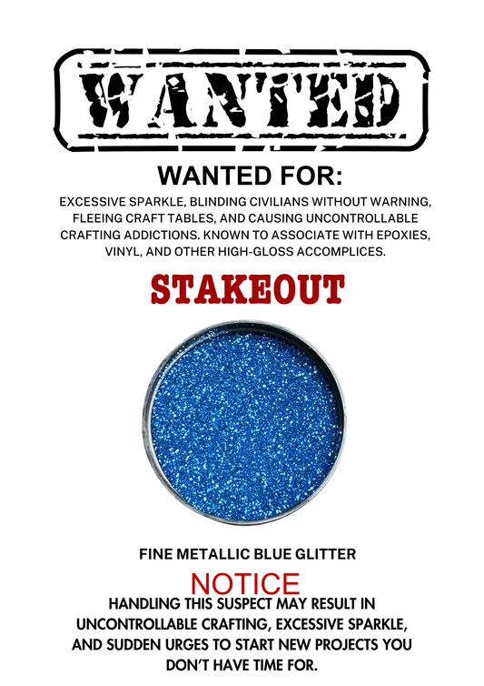 Stakeout – Blue Metallic Fine