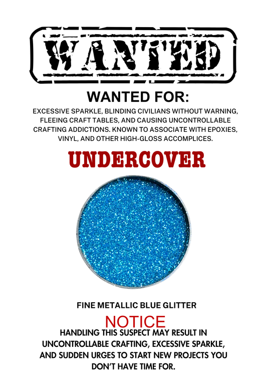 Undercover – Blue Metallic Fine