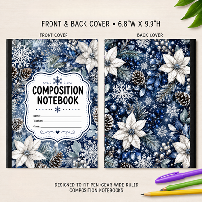 COMPOSITION NOTEBOOK VINYL - ASSORTED PATTERNS