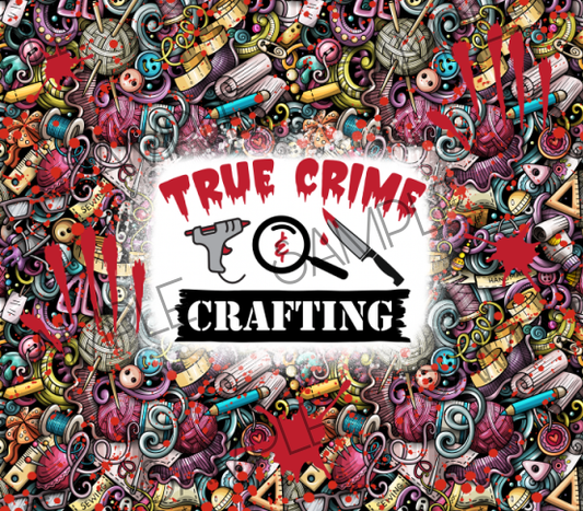 CRIME CRAFTING TUMBLER WRAP