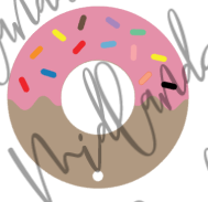 Donut Cut File SVG