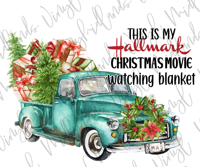 Christmas truck blanket 2025