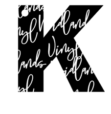 Letter K Keychain Acrylic Blank (Mermaid Cut File Included)
