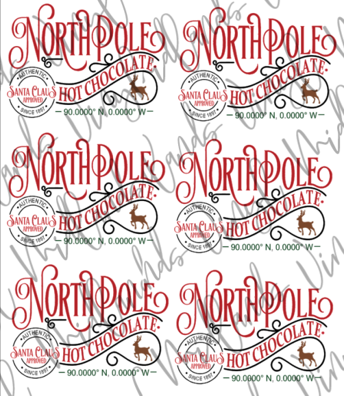 CHR NORTH POLE (ONE DECAL)