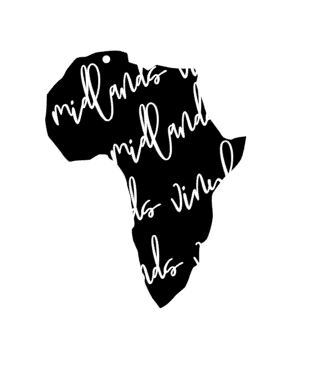 Africa Keychain Acrylic Blank