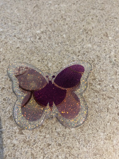 Butterfly Badge Reel Acrylic Blank – Midlands Vinyl