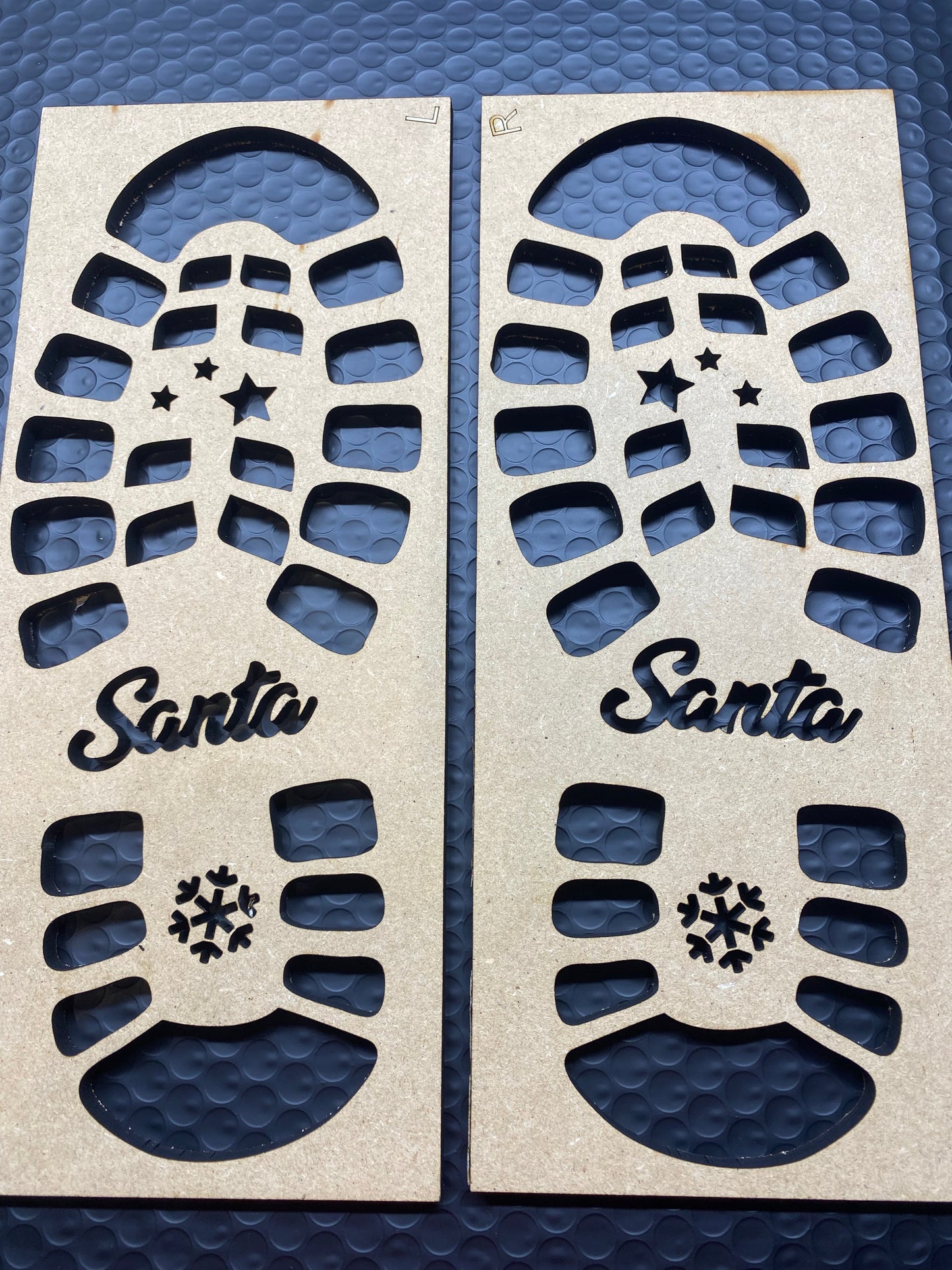 Santa Footprint Set