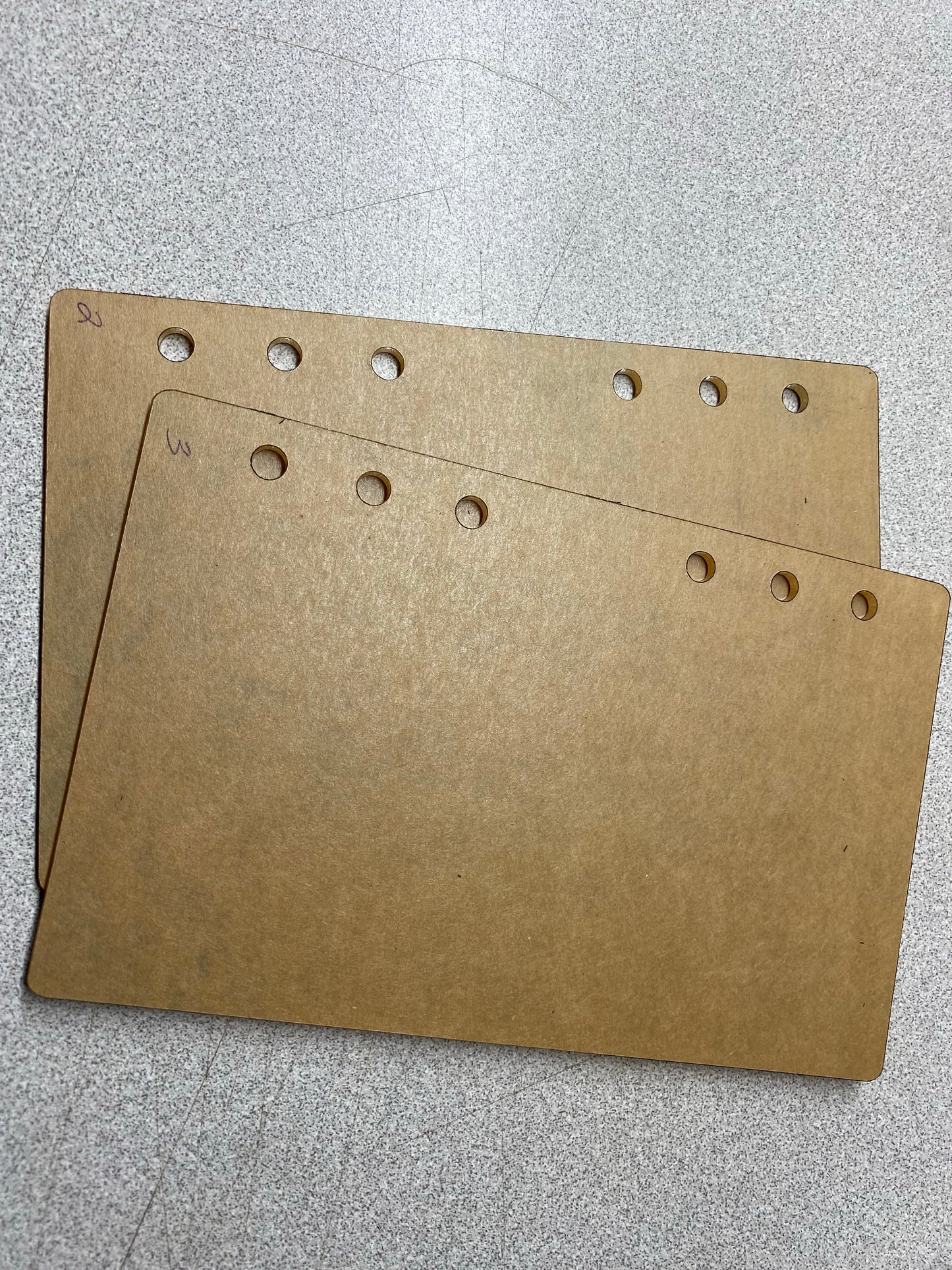 A6  Notebook Acrylic Blank Set (2)