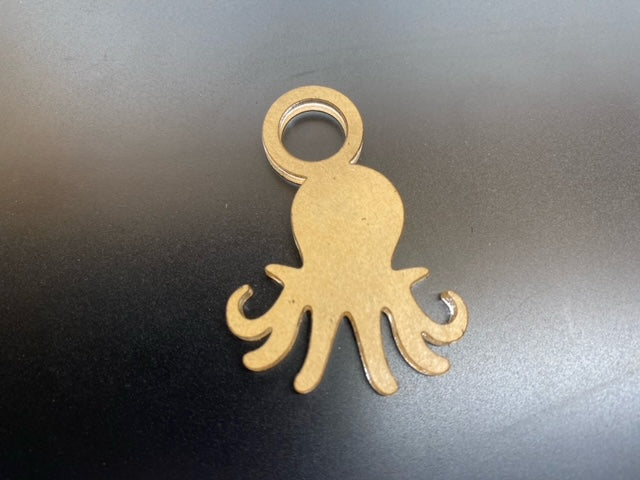 Octopus Straw Charm