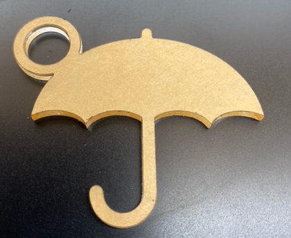 Umbrella Straw Charm